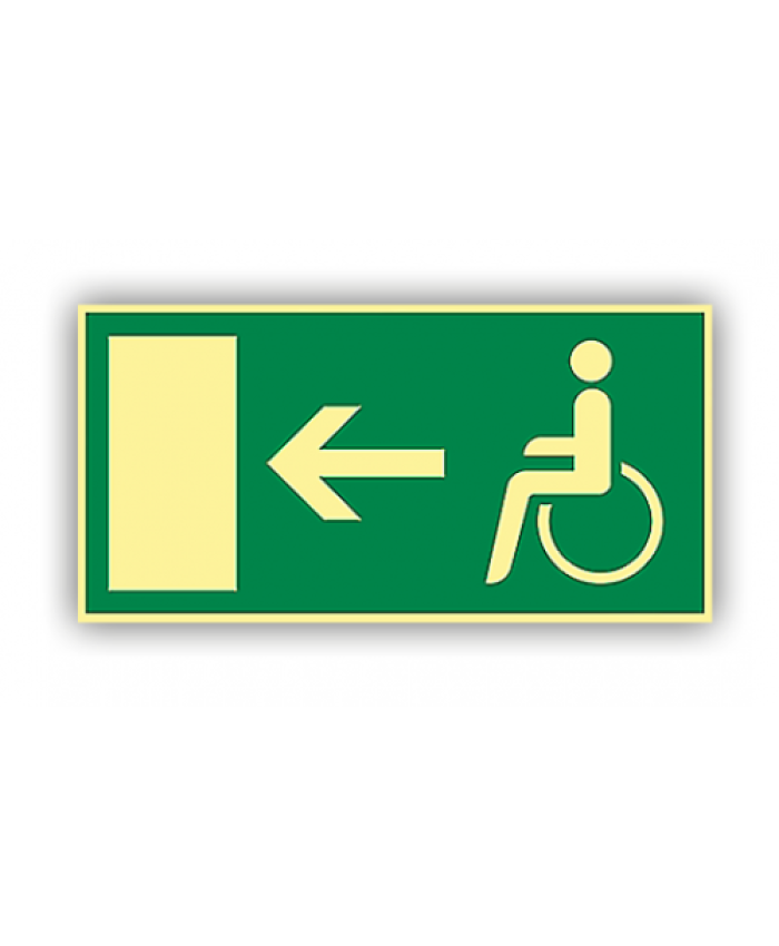 Semne Pentru Traseul De Evacuare Pentru Persoanele Cu Handicap